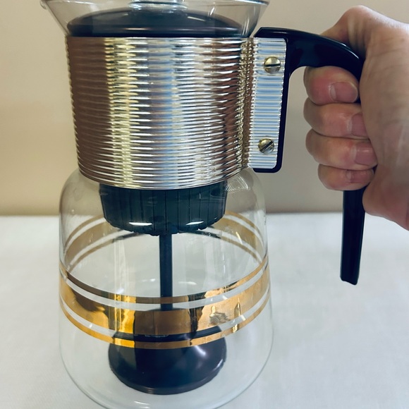 Vintage Cory Glass Percolator, Stovetop Coffee Pot, Retro MCM Coffeemaker - Picture 6 of 9